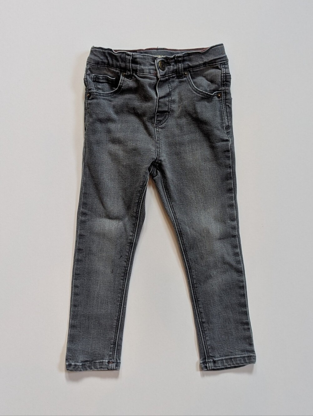 Zara Grey Denim Skinny Pants 2-3yr